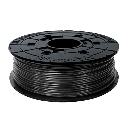 PLA 3D Printer Filament, XYZPrinting PLA Filament 1.75mm, Dimensional Accuracy +/- 0.02mm, 600g Spool (1.3lbs), 1.75mm, PLA Black