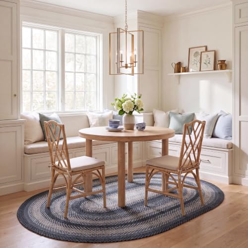 SAFAVIEH Braided 5x8 Dark Grey Rug