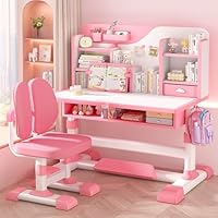 Amazon.co.jp: 学習机 勉強机 2025年モデル[ピンク/模様のある