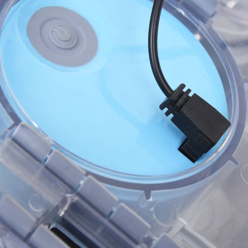 vidaXL Robot Pulitore per Piscine Senza Fili 27 W