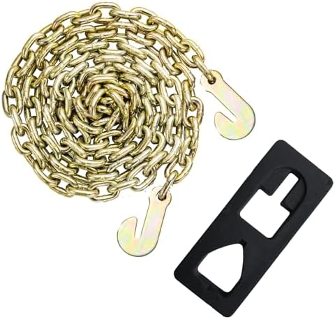 Amazon.com: T Post Puller Plate with 47in Chain - Heavy-Duty Steel ...