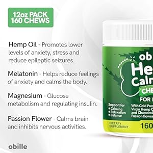 Hemp Calming for Dogs 160 Chews 12oz  Calming Chews for Dogs Anxiety Relief Everyday Stress Relaxation  with Hemp Oil Flax Seed Meal Melatonin Valerian and Chamomile Extract  Cucciolini Doodles Hemp calming for dogs 160 chews 12oz  calming chews for dogs anxiety relief everyday stress relaxation  with hemp oil flax seed meal melatonin valerian and chamomile extract   cucciolini doodles