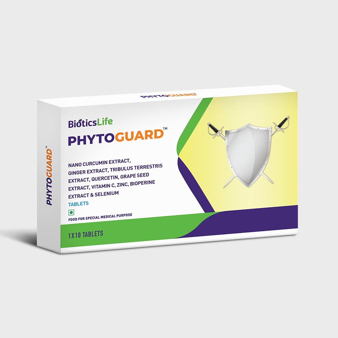 BIOTICSLIFE Phytoguard, Fight Pain and Inflammation with Grape Seed Extract, Goner Extract and Vitamin C. Pack of 60 Tablets (Nutraceuticals)-image-0