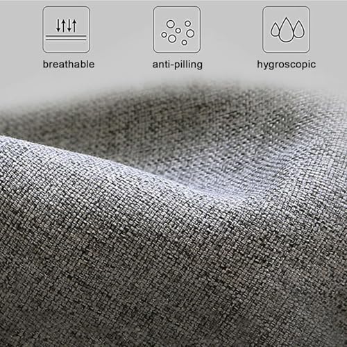 Coussin extérieur en lin pour banc de jardin bleu 63x12x2in imperméable - 3