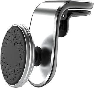 OUTMX Car Magnetic Phone Holder for BYD Dolphin 2023, Air Vent Phone Holder Mount Automobile Cradles 360° Rotation Adjustable Car Accessories,Silver