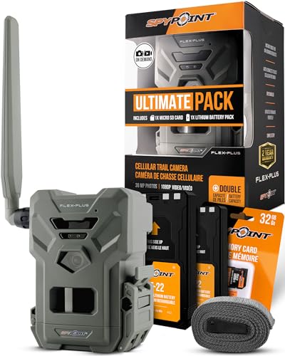 SPYPOINT Flex-Plus Cellular Trail Camera Ultimate Pack