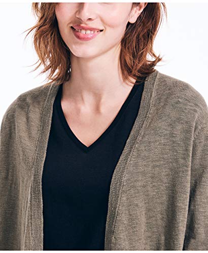 Nautica Women's Soft Open Front Long Cardigan4