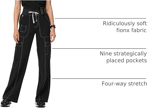 Amazon.com: FIGS Yendi High Waisted Cargo Jogger Scrub Pants for Amazon.com: FIGS Yendi High Waisted Cargo Jogger Scrub Pants for
