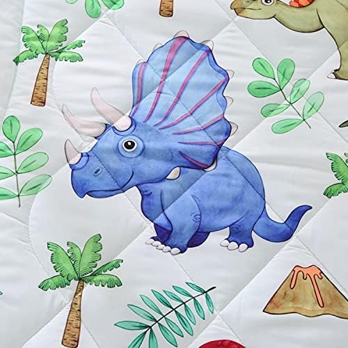 Wowelife Dinosaur Toddler Bedding Sets for Boys, Premium 4 Piece Toddlerr Bedding Set, Toddler Bed Set, Super Soft and Comfortable for Toddler 3 51ln2 ccFXL. AC