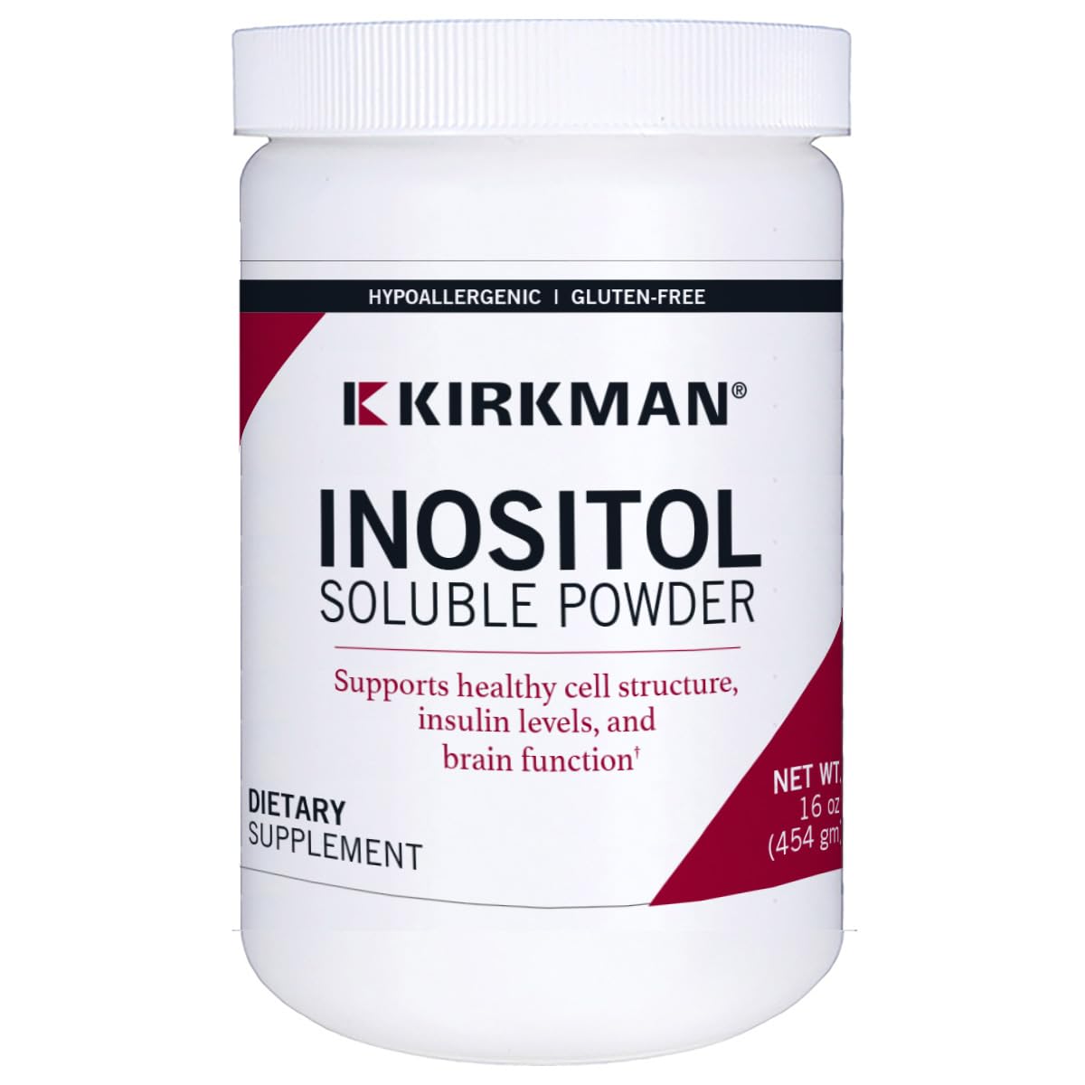 Kirkman Inositol Pure Soluble Powder - Hypoallergenic | 454 gm/16 oz