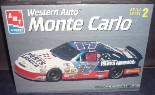 #8404 AMT/Ertl Darrell Waltrip #17 Western Auto Monte Carlo 1/25 Scale Plastic Model Kit,Needs Assembly by AMT Ertl