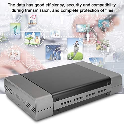 Miniatura 4 de Zopsc Caja de unidad óptica de 5.25 pulgadas - Unidad USB 2.0 externa SATA Disco duro portátil Accesorios para computadora para y para OS 9.0 (US)