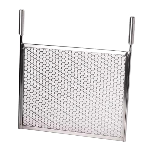 Grelha Moeda Em Aço Inox De Alta Resistência Medida 45cm Largura x 40 Profundidade Para Churrasqueira De Alvenaria Pré Moldada E Portátil