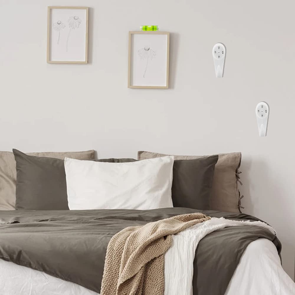 WYAN 62 pezzi gancio dell'immagine di Non-Traccia,5 disegni gancio d'attaccatura dell'immagine della parete dura per le foto di nozze che appendono il corredo dell'hardware per l'ufficio domestico
