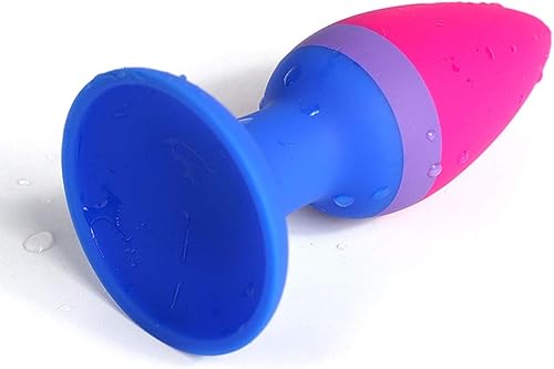 Miniatura 6 de Kit de entrenamiento de tapones anales de silicona, juego de 3 tapones anales con fuerte ventosa, juguete sexual anal para principiantes, hombres y