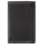 Lamumu Kids Wallets for Boys & Girls, Black Canvas Wallet with Coin Pocket & Magic Sticker for Toddlers & Teens