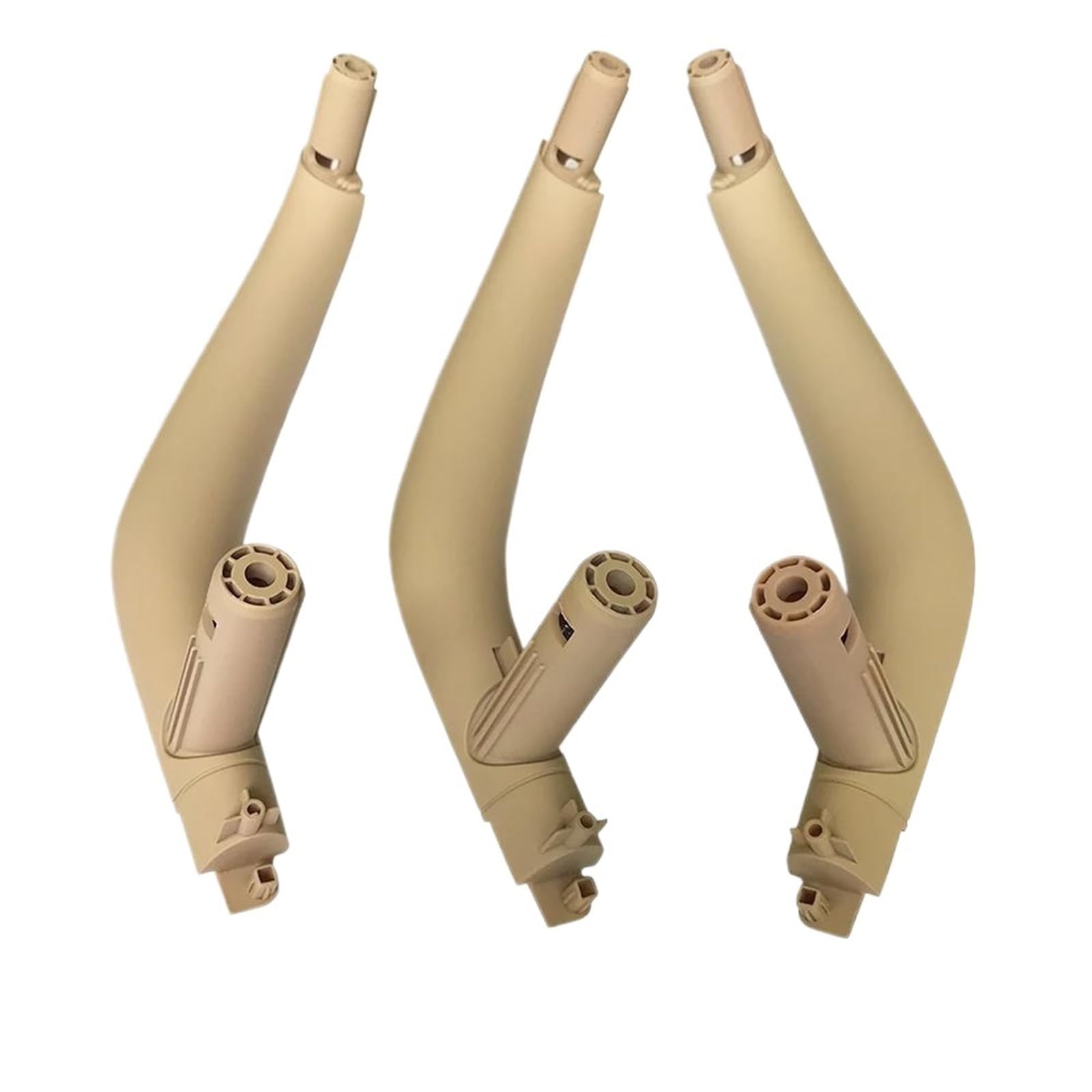 JYUTDW Inner Door Handle Car Door Interior Handle Trim Accessories for BMW for X5 X6 F15 F16 2014-2018(RHD Beige)