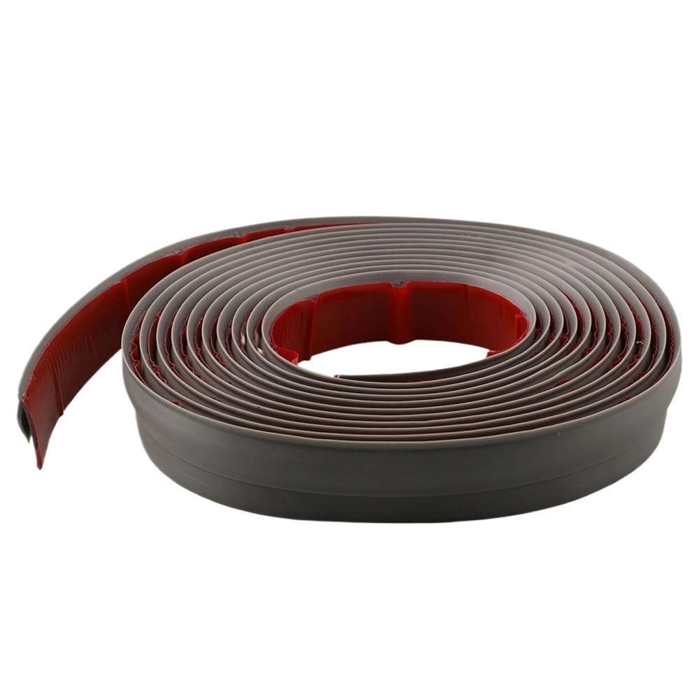 Loacea Doorway Threshold Strip Threshold Transitions Door Edge Strips, 6meters Seamless Carpet Strip for Safe Floor Transition 1pc(Dark Grey)