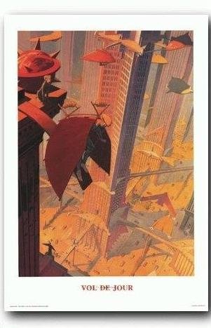 Poster Schuiten Vol De Jour ideal pour decorer un salon moderne