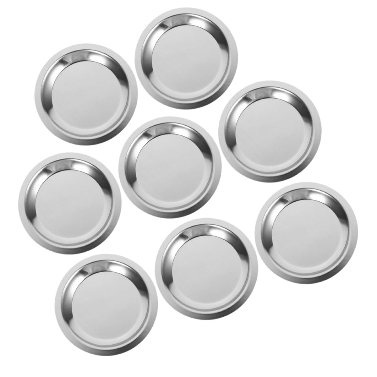FUOYLOO Sottobottiglie in Acciaio Inossidabile 8 Pezzi Antiscivolo e Protezione Termica per Bottiglie di Vino Design Resistente per Cucina e Sala da Pranzo