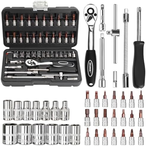 2pcs Mini-Ratchet Wrench Screwdriver Set 90-Degree Offset Screwdriver Handle I.61450066