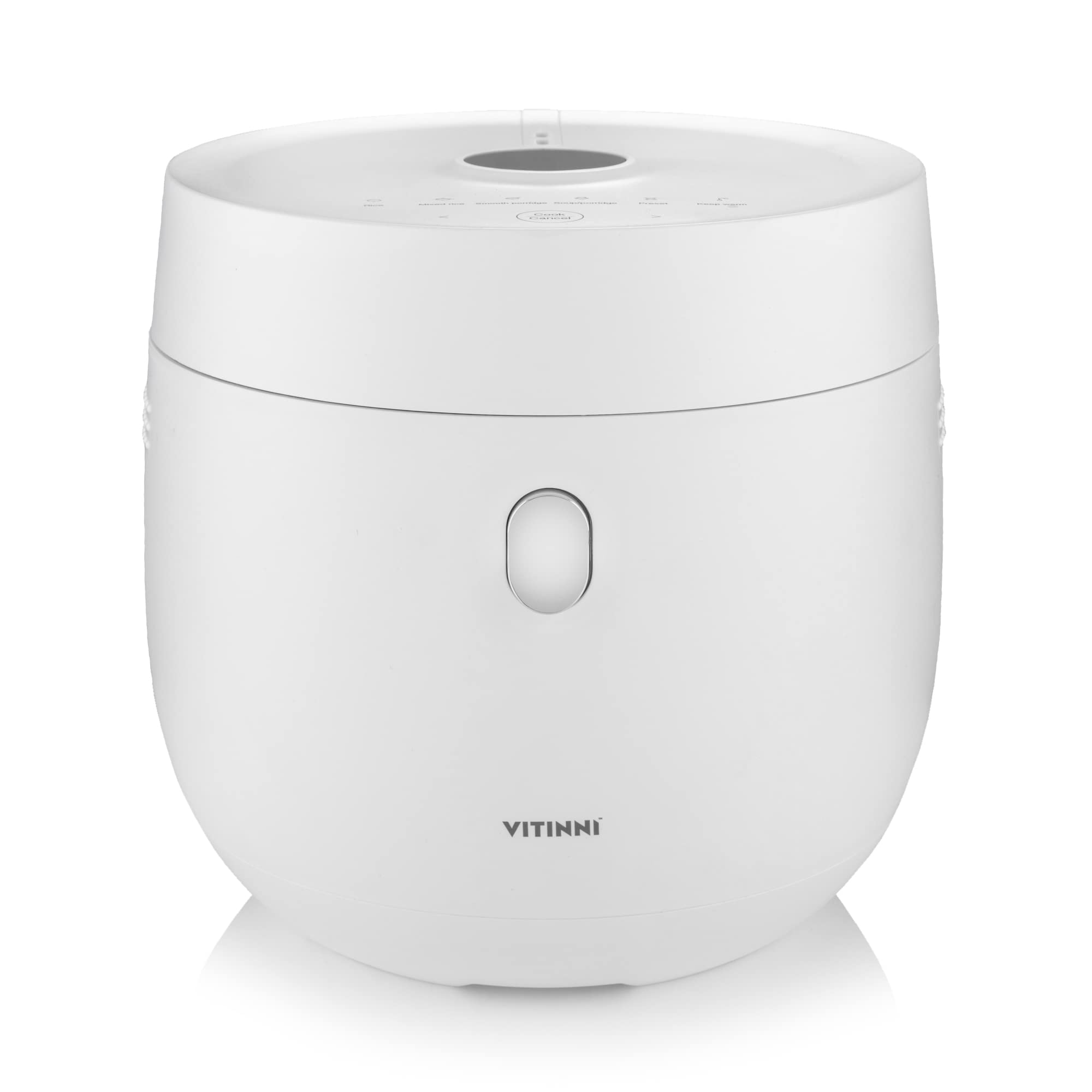Vitinni Rice Cooker with LED Display, Touch Control, Easy Cooking, Non-Stick, Compact Design, White, Keep Warm Function, 1 Litre, for 1-4 People, Includes Spoon and-image-24