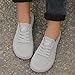 penicfine Women's/Men's Wide Barefoot Shoes,Minimalist Style Casual Shoes,Zero Drop Outdoor Walking Shoes Grey-36