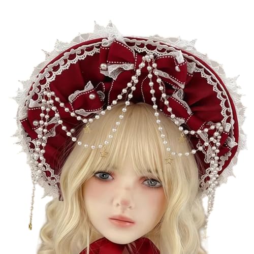 Bonnet anime en dentelle contre les coiffures ternes lors des fêtes