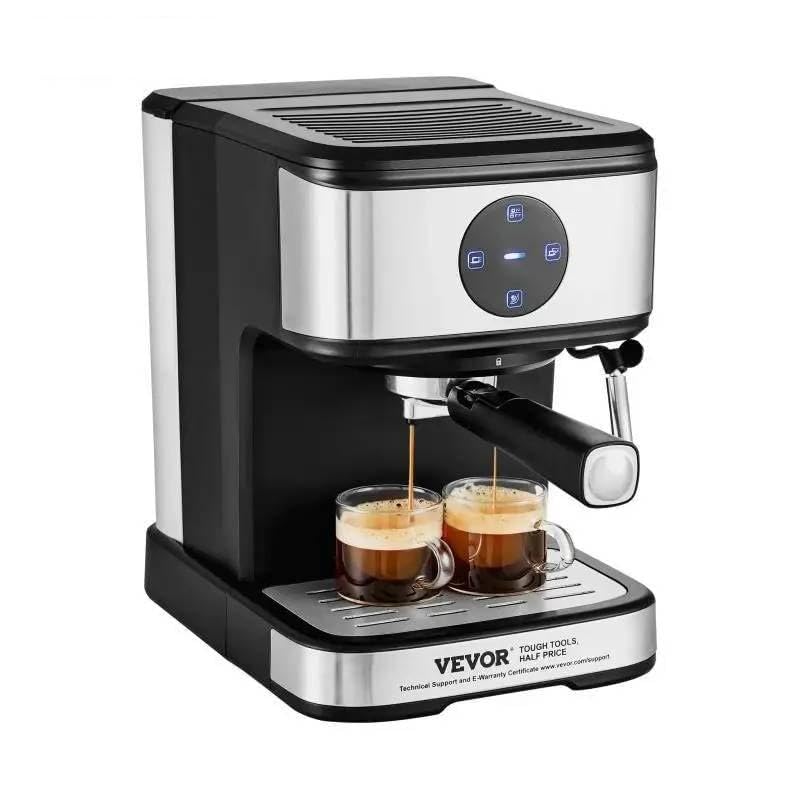 Image of Mann Mart‚Professional 15 Bar Espresso Machine: Make CAF‚ao¬-Quality Coffee & Espresso at Home with Built-in Milk Frother
