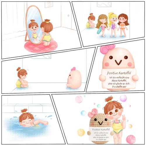 Tixlux Pocket Hug Positive Kartoffel Figur, Handgefertigte Strickwolle Mini Kartoffel Dekorationsfigur mit Glücksbringer (Silber I), Mutmacher Geschenk, Gute Besserung, Einschulung