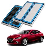 JAVOUKA Cabin Air Filter Fit for Mazda 6/3 2014-2018 Mazda CX-5 2013-2023