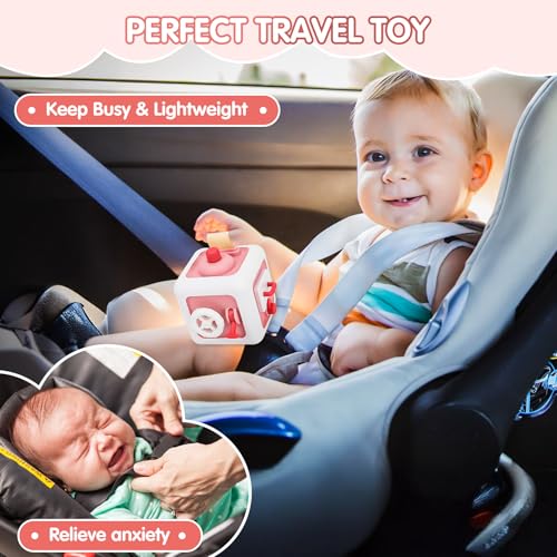 Image of Toys for 1 Year Old Boy Girl, Montessori Busy Board Busy Cube, Travel Toys for Toddlers 1-3, 1 Year Old Girl Boy Gifts, Easter Basket Stuffers for Toddler