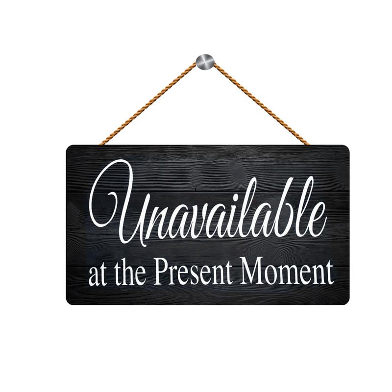 Rustic Wood Decor Sign Unavailable At The Present Moment Custom Wood Sign In Ahanging Plaque Home Decoration Products