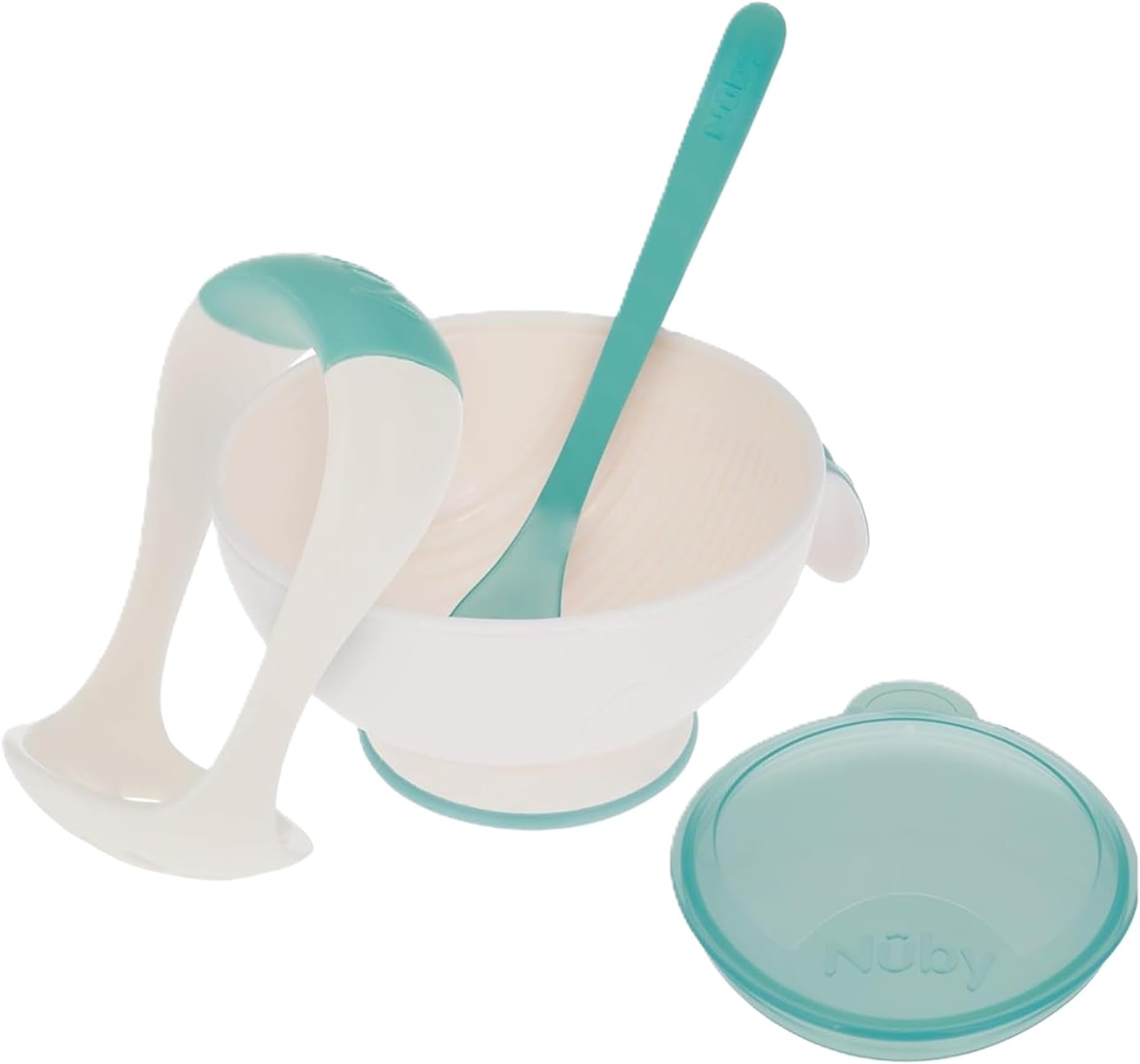 Garden Fresh Mash 'N' Feed 4 Piece Baby Preparation & Feeding System - Aqua