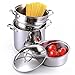 Cooks Standard Classic 4-Piece 12 Quart Pasta Pot Cooker Steamer Multipots, Stainless...