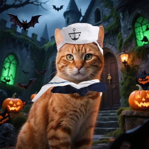 Costume de chat pour Halloween confortable pour chaton et chiot sensible - 11