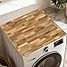 Washer Dryer Top Cover Mat, Non-Slip Laundry Room Decor, Laundry Room Kitchen Appliance Decor Protector Size 23.6x19.7in