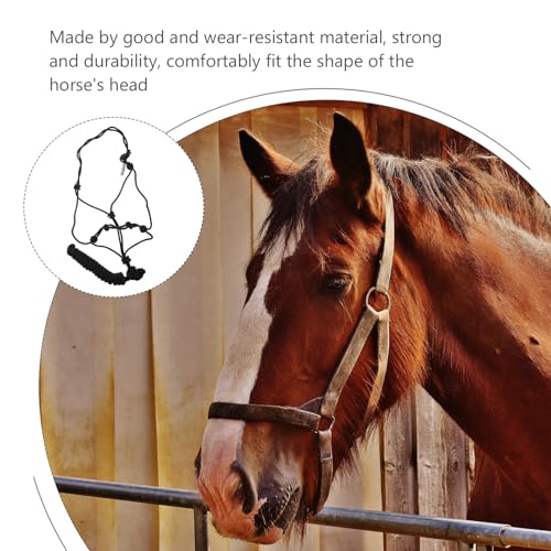 Licol pour cheval en corde multi-nœuds confortable et durable - 3