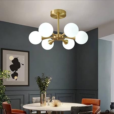 Buy Lyse Decor Electroplating Ceiling jhoomar, Chandelier for Living Room, Hanging Lamps ...