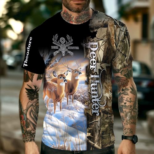 Image of PriAmi Custom Camo Hoodie for Women, 3D Pullover Hunting Sweater Gift