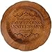 LifeSong Milestones Personalized 25th Wedding Anniversary Plate Gift for Her, Happy 25 Year Anniversary for Him, 12