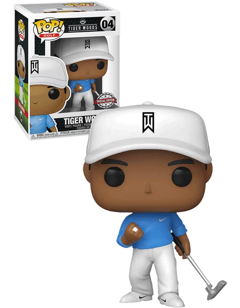 POP! Golf: Tiger Woods - (Blue Shirt) - Collectable Vinyl Figure - Gift Idea - Official Merchandise - Toys for Kids & Adults - Sports Fans - Model Figure for Collectors and Display