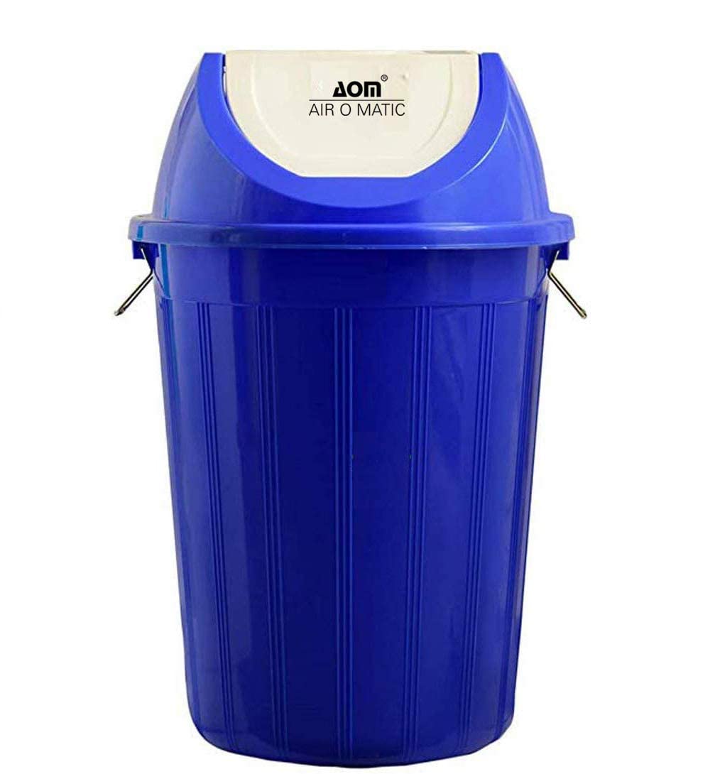 AIR O MATIC 80 LTR Swing Lid Garbage Waste Dustbin, Plastic, (Pack Of 1) Multicolor-image-25