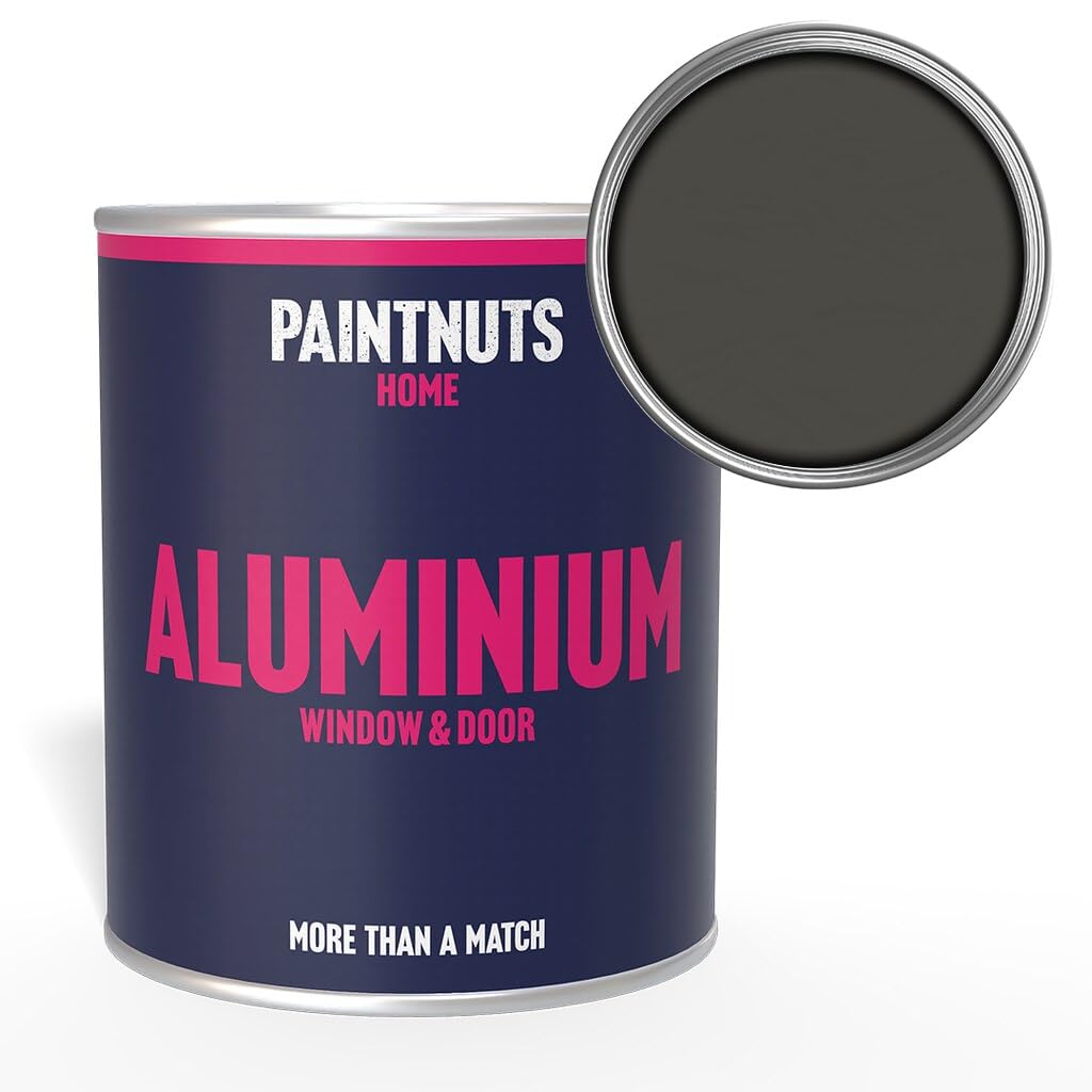 Paintnuts Umbra Grey Aluminium Window & Door Paint - Ral-7022 - Satin 250Ml Tin