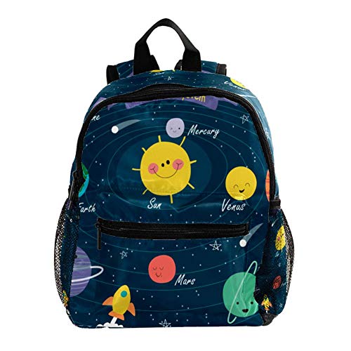 Kids Mochila Escolar Estrella de Cohete de Color para niños pequeños jardín de Infantes