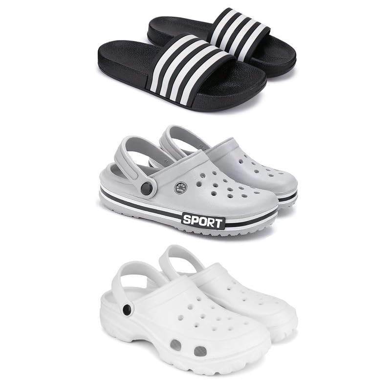 WINGSCRAFT Lightweight Classic Slider || Sandals with Clogs for Men-Combo-COMBO(3)-3024-3016-3122-10 -P-picture-34