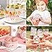 500 PCS Strawberry Thank You Stickers Roll Pink Fruit Decorative Decal Roll 6 Designs Strawberry Thank You Decals Self Adhesive for Card Candy Cookie Bag Giftwrap Party Supplies Sealing Labels