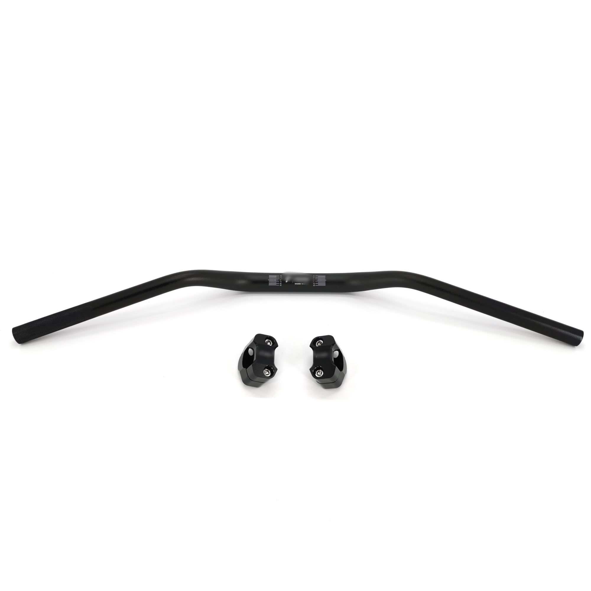 Manillar Mtb,Manillar Moto Manubrio CNC Fat Bar 28mm Alluminio Universale Uso apto para CRF, Exc, Xmax, R6, PCX(Black kits)