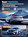 Dashcam Auto Vorne Hinten 4K+1080P, Navycrest 5GHz WiFi Dash Cam mit 64GB SD Karte, Dual Auto Kamera mit Super Nachtsicht, WDR, G-Sensor, 24/7 Parküberwachung, Loop-Aufnahme, APP Steuerung, Max 256G