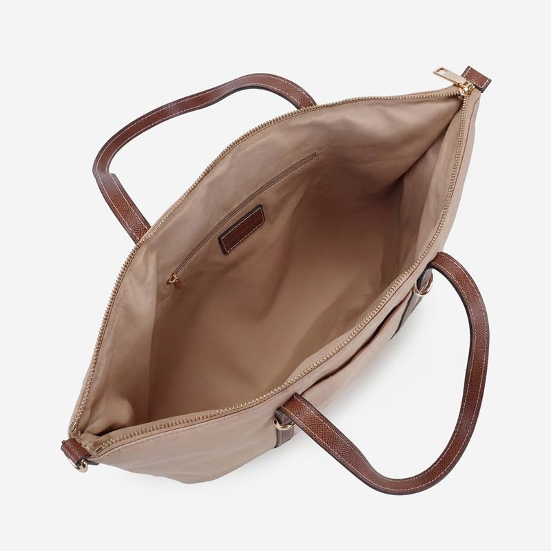Image of Accessorize London Women's Cream Sutton Nylon Tote